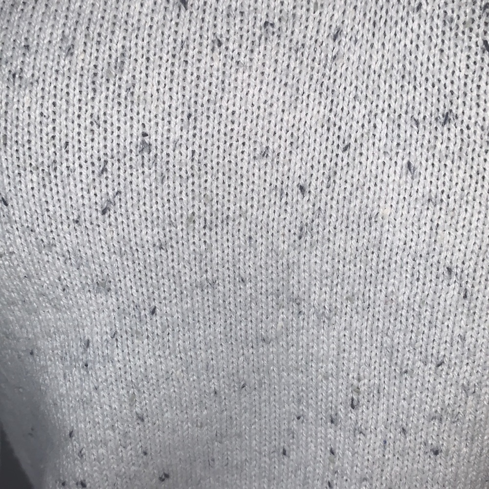 KAREN SCOTT | Cozy‎ Fitted Crossover V-Neck Sweater Gray Black White | XS - Picture 3 of 7
